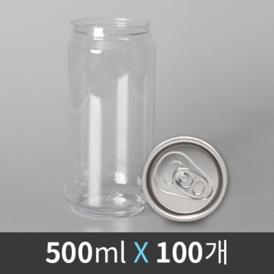 커피야,[캔시머 전용] 캔시머(캔실러) PET 공캔 500ml 100개 세트,